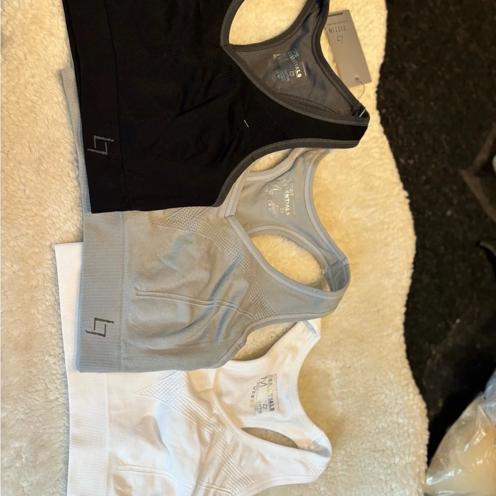 FITTIN Racerback Sports Bras for Women pack 3